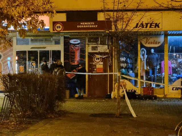 Kiraboltak egy dohányboltot Szegeden