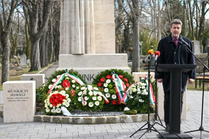 Munkácsy Mihály születésének 180. évfordulójára emlékeztek Budapesten