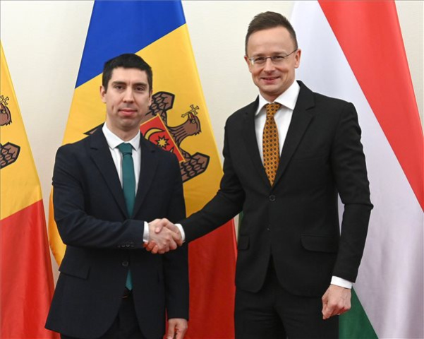 Szijjártó Péter és a moldovai külügyminiszter találkozója