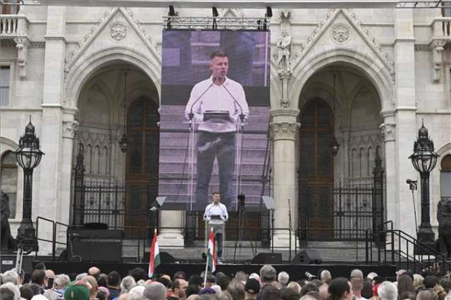 Voks 24 - A Magyar Péter által meghirdetett demonstráció Budapesten 