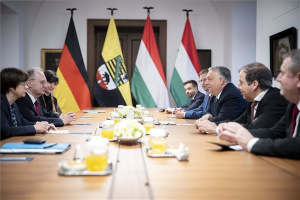 Orbán Viktor fogadta Szász-Anhalt tartomány miniszterelnökét